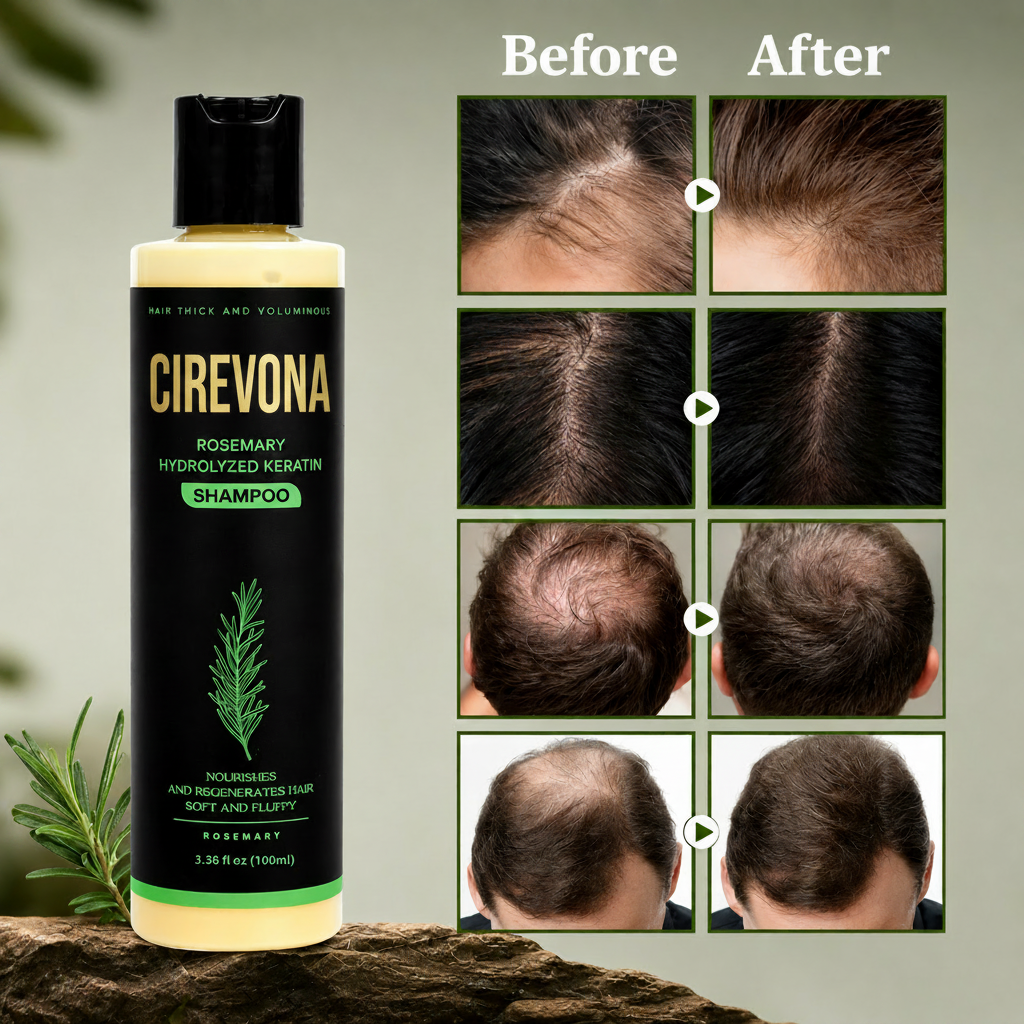 🔥LAST DAY 50% OFF - 🌿Cirevona® Organic Rosemary Hair Growth Shampoo