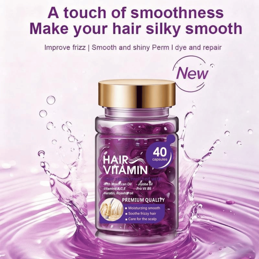 Cirevona Moroccan Oil Hair Vitamin Capsules – Smooth, Shiny & Frizz-Controlled Hair