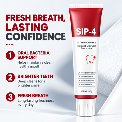 SIP-4 Ultra Probiotic Toothpaste