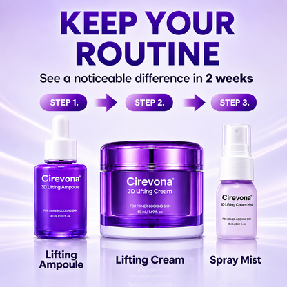🔥 60% OFF Today Only Cirevona Premium 3-Step Firming Skincare Set