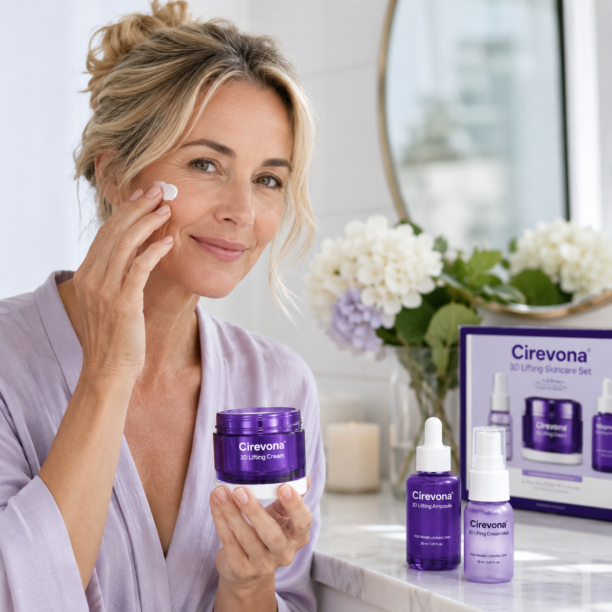 🔥 60% OFF Today Only Cirevona Premium 3-Step Firming Skincare Set