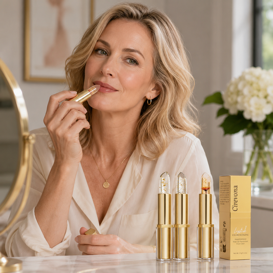 Cirevona Color-Changing Gold Leaf Lipstick