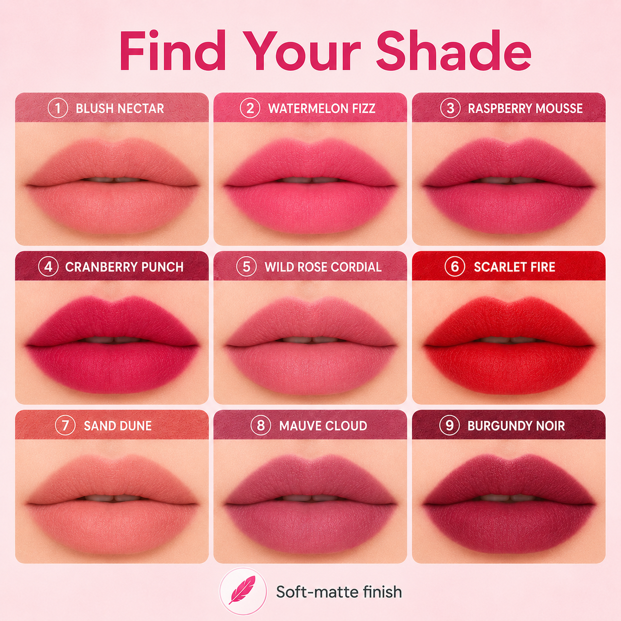 ⏰ LAST DAY ONLY! BOGO FREE 🎁 Cirevona 2-in-1 Velvet Matte Lip & Cheek Tint