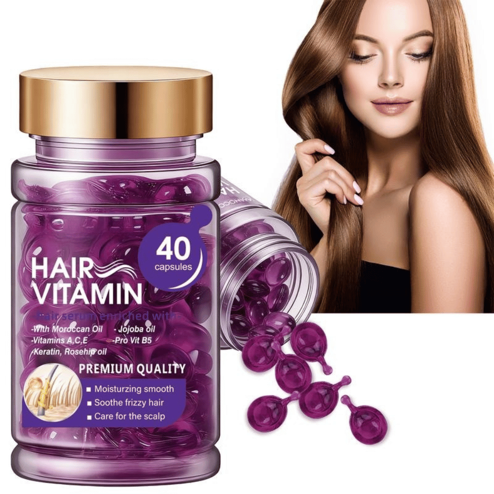 Cirevona Moroccan Oil Hair Vitamin Capsules – Smooth, Shiny & Frizz-Controlled Hair