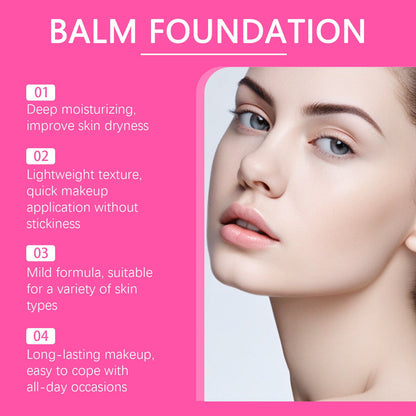 🎁 Buy One, Get One Free | Cirevona Beauty Peptide Bounce Balm Foundation + Precision Brush ✨