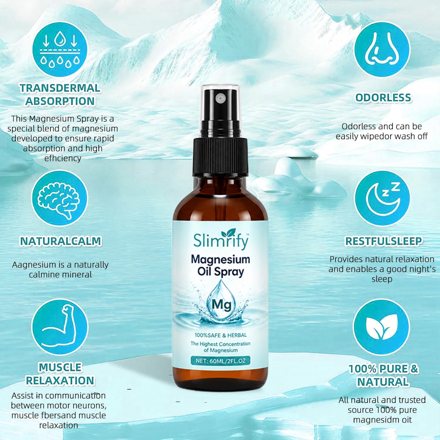 💤cirevona Pure Magnesium Oil Spray