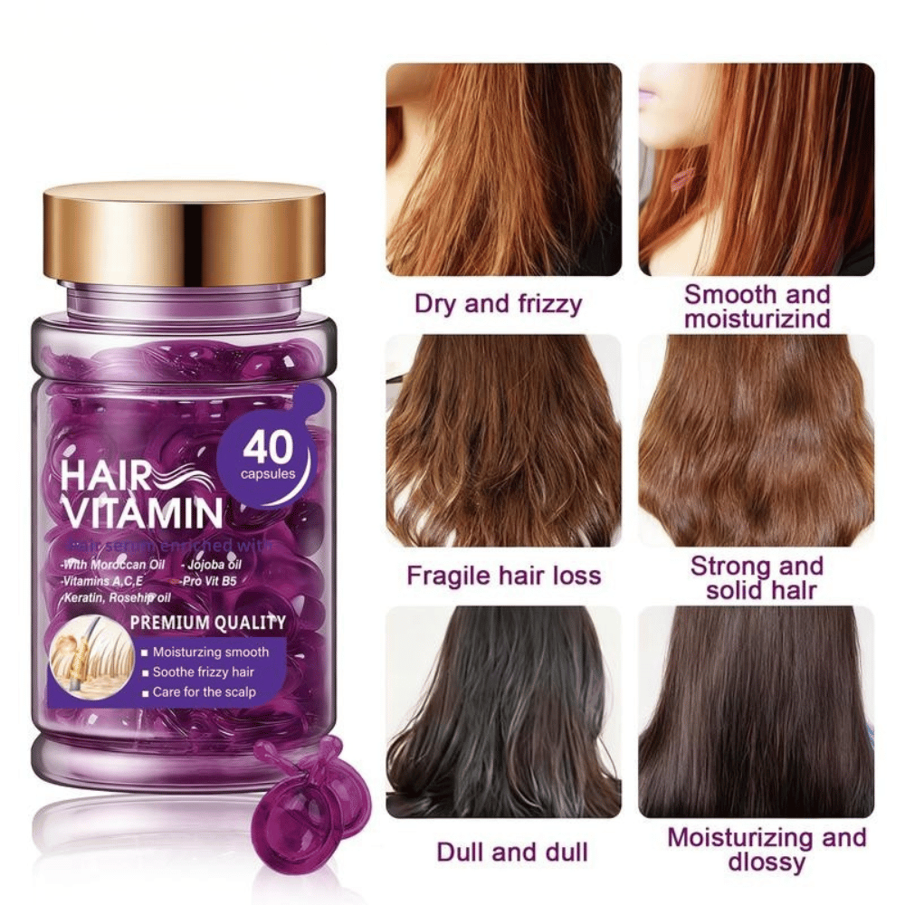 Cirevona Moroccan Oil Hair Vitamin Capsules – Smooth, Shiny & Frizz-Controlled Hair