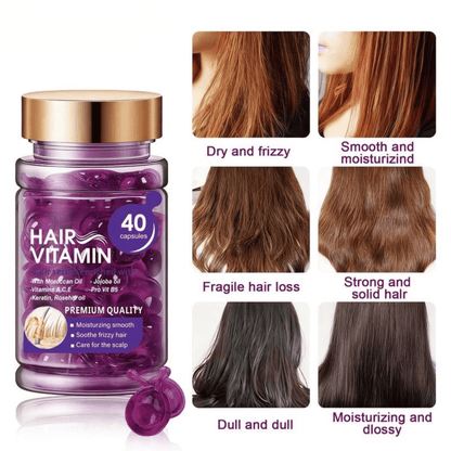 Cirevona Moroccan Oil Hair Vitamin Capsules – Smooth, Shiny & Frizz-Controlled Hair