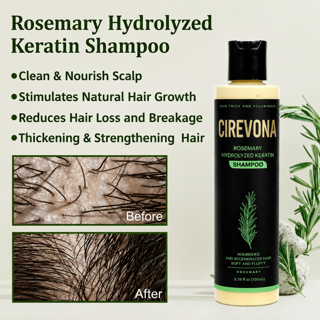 🔥LAST DAY 50% OFF - 🌿Cirevona® Organic Rosemary Hair Growth Shampoo