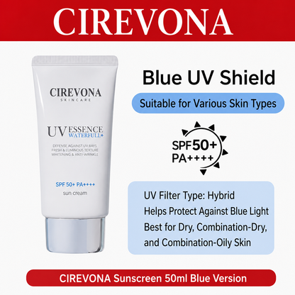 🌞 Cirevona™ UV Essence Waterfull+ Sunscreen Serum