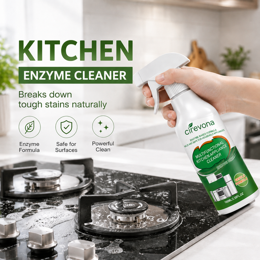 Deep-Clean Kitchen Enzyme Cleaner – Removes Stubborn Grease & Keeps Your Kitchen Fresh