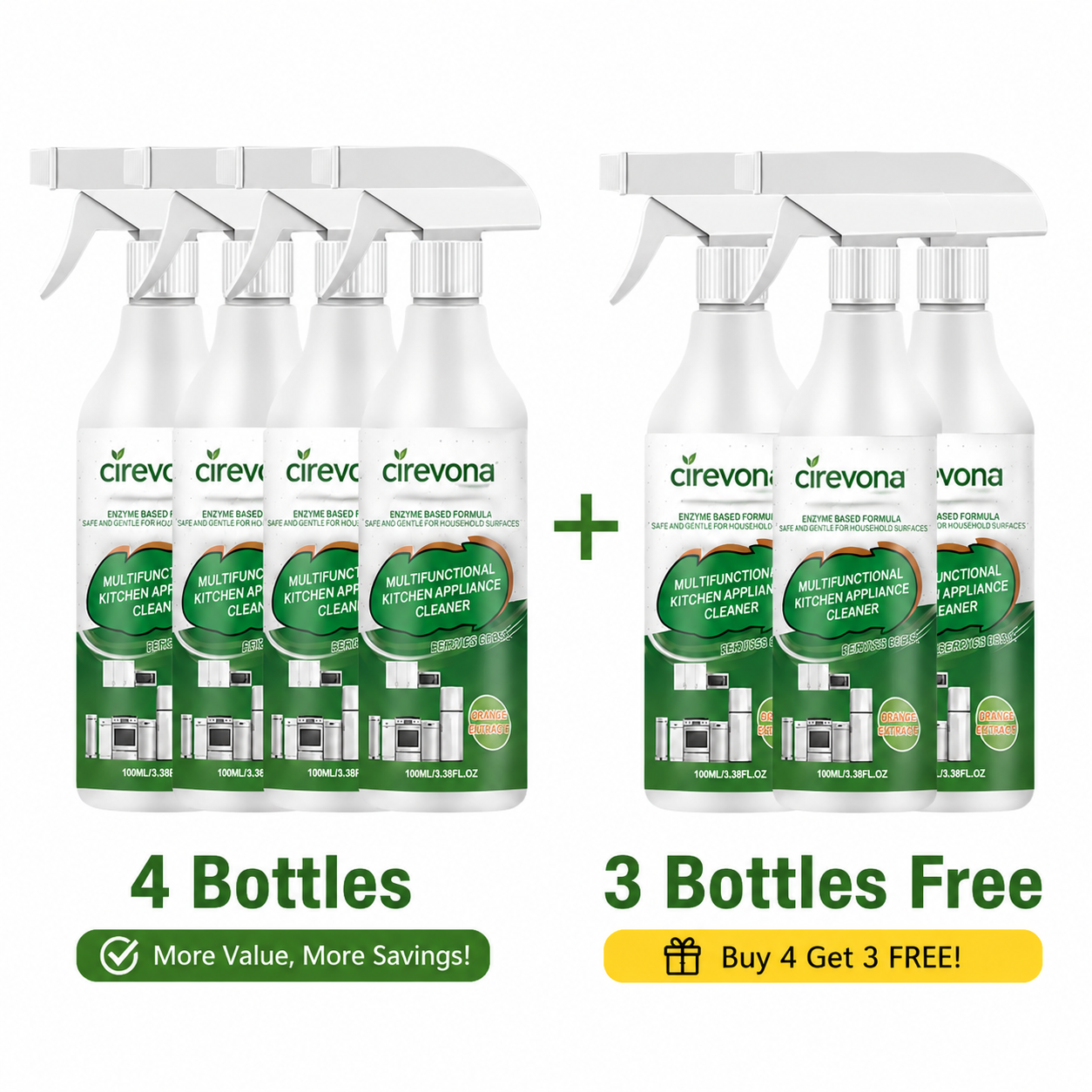 Deep-Clean Kitchen Enzyme Cleaner – Removes Stubborn Grease & Keeps Your Kitchen Fresh