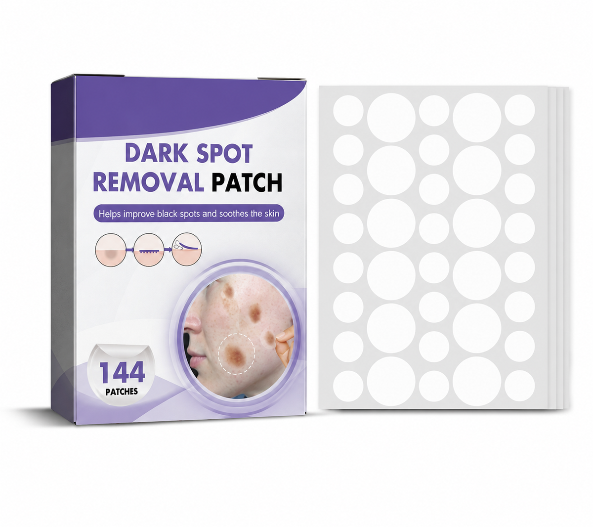 Stains patch for the face - invisible, effective and easy to use