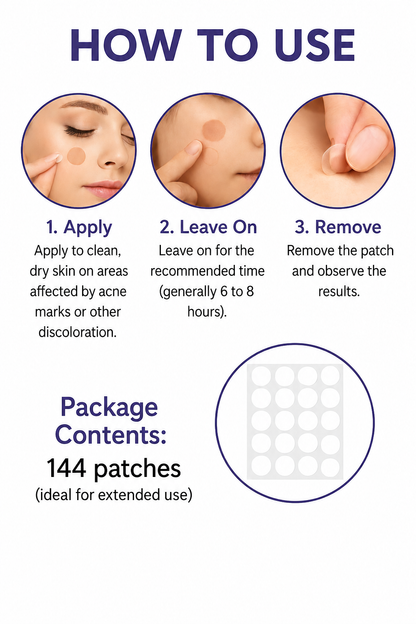 Stains patch for the face - invisible, effective and easy to use