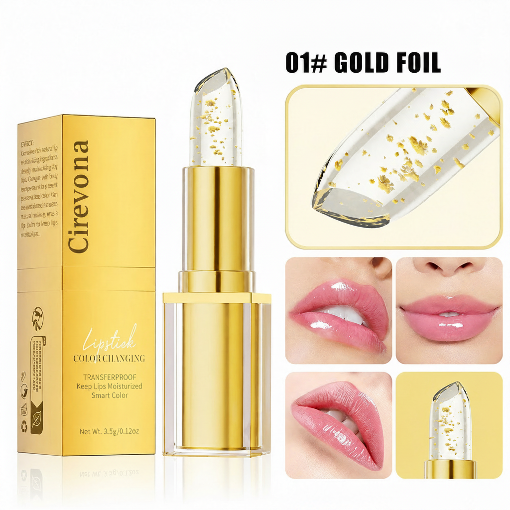 Cirevona Color-Changing Gold Leaf Lipstick