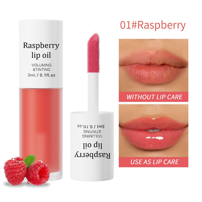 Last Day Buy 1 Get 1 Free Cirevona Apple Lip Oil Lip Stain｜Transfer-Proof Hydrating Plump Glossy Lip Tint, 7 Colors