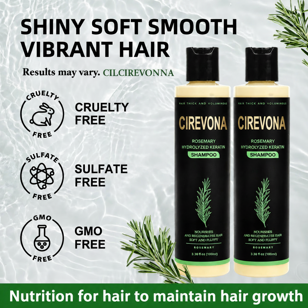 🔥LAST DAY 50% OFF - 🌿Cirevona® Organic Rosemary Hair Growth Shampoo