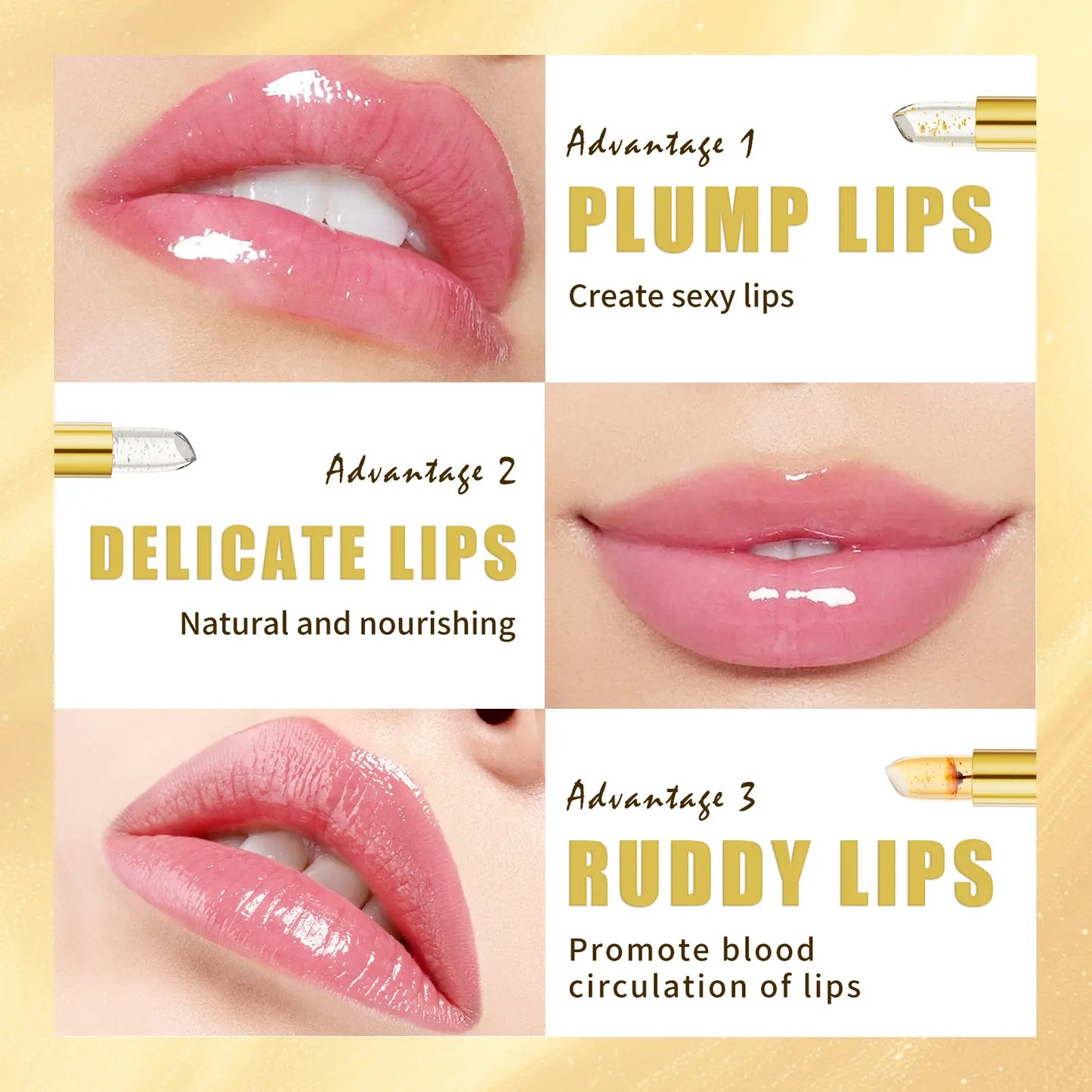 Cirevona Color-Changing Gold Leaf Lipstick