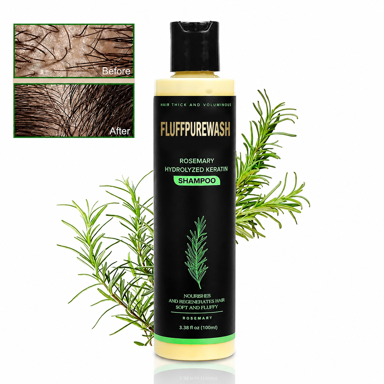 🔥LAST DAY 50% OFF - 🌿Cirevona® Organic Rosemary Hair Growth Shampoo