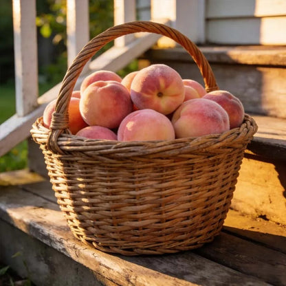 🔥 65K+ SOLD! 🍑 Cirevona"Honey Red" Dwarf Peach Tree Live Seeds