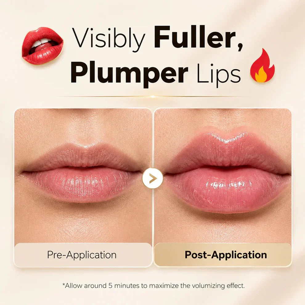 Cirevona®Edible Spicy Lip Plumper - Fuller-Looking Lip Plumper Gloss