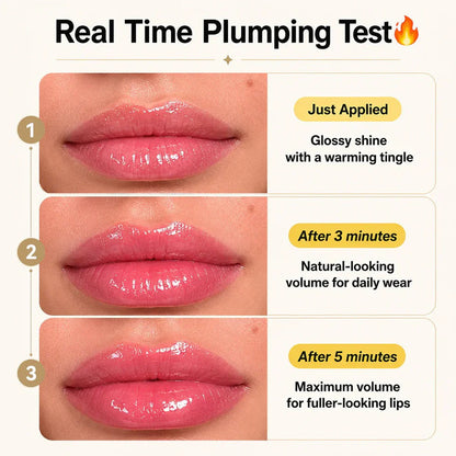 Cirevona®Edible Spicy Lip Plumper - Fuller-Looking Lip Plumper Gloss