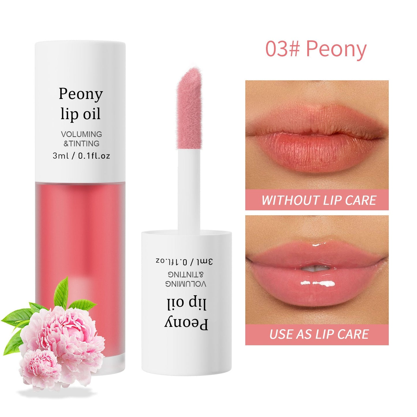 Last Day Buy 1 Get 1 Free Cirevona Apple Lip Oil Lip Stain｜Transfer-Proof Hydrating Plump Glossy Lip Tint, 7 Colors